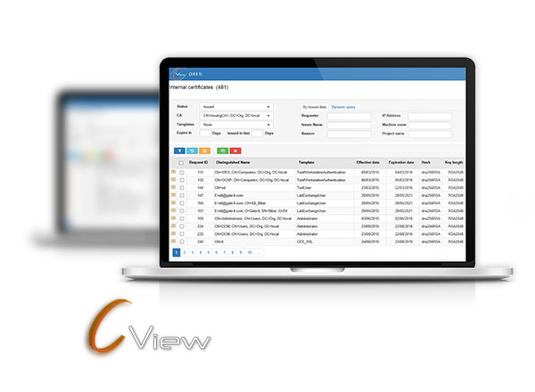 C-View Professional certificates lifecycle management